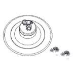 162038-RTX Traverse de toit pour montage sur toit plat