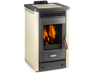 99715 Dafne 65 beige Poêle à granulés bois