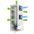 STEEL-2F purificateur d'air covid flux